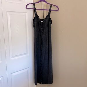 Black midi dress from a boutique